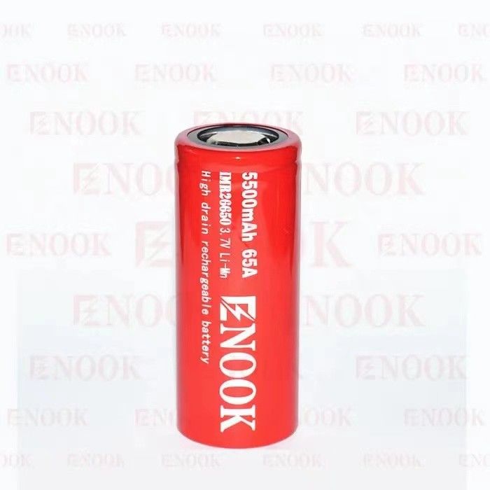 5500mAh 3.7V bateria litowo-jonowa 26650 Akumulacyjny 18650 Bateria płaska z wysokim zużyciem
