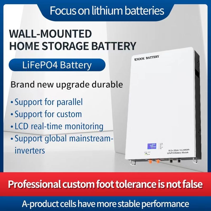PowerWall 51.2V 100Ah akumulator do przechowywania energii w domu do długoterminowego zasilania