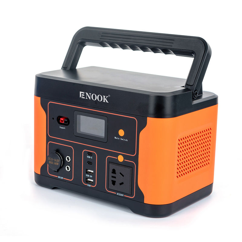 Przenośny 500W akumulator do przechowywania energii w domu Stacja ładowania słonecznego typ akumulatora LFP