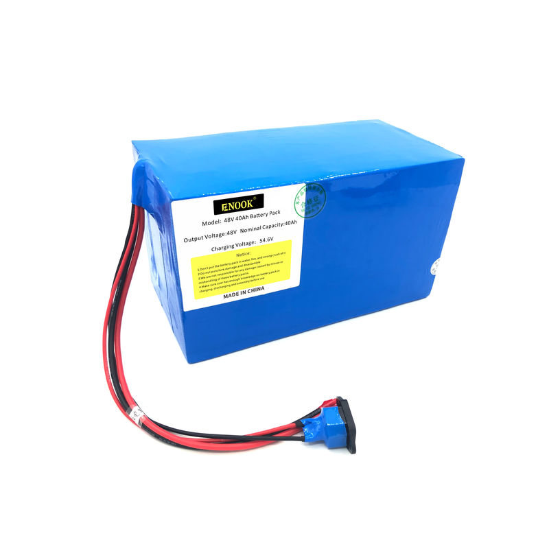 Enook 48V 60V 72V 40ah Elektryczny rower Litowo-jonowy akumulator Błękitny typ