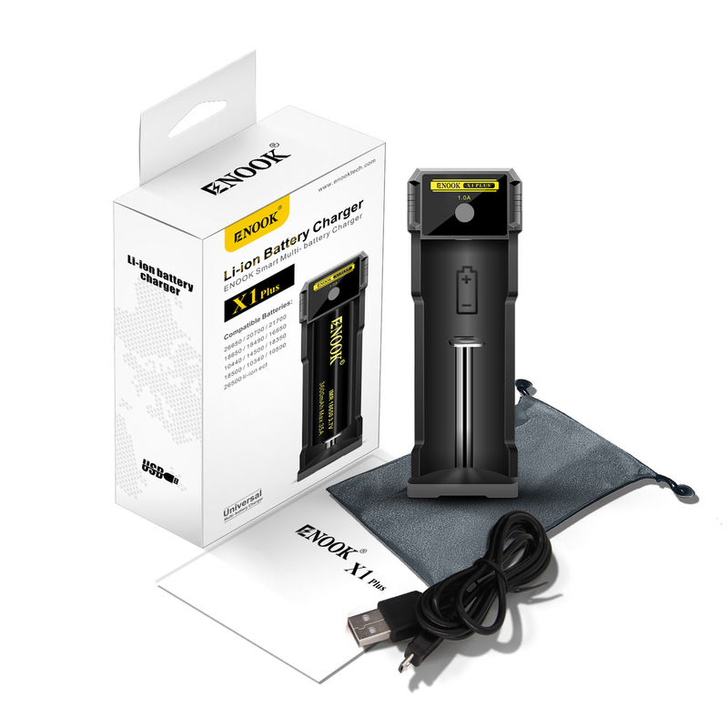 Ładowarka baterii litowo-jonowej 1.0A USB 18650