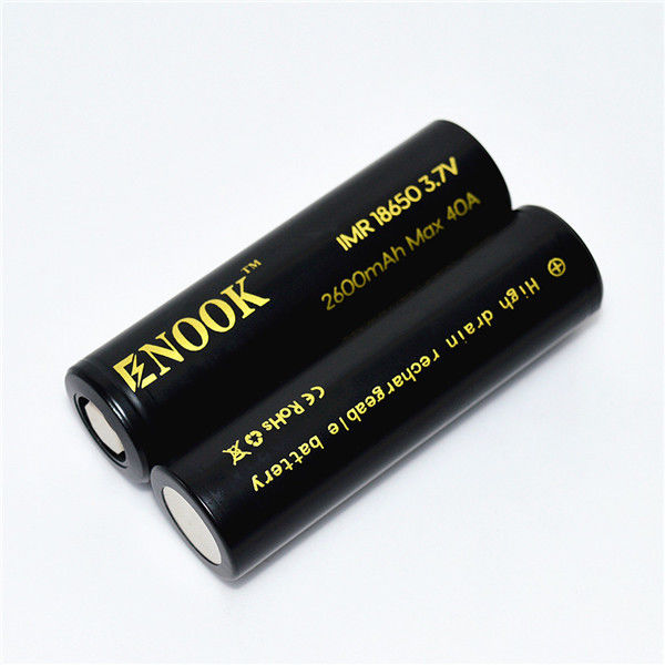 Enook wysoka prędkość rozładowania 18650 globus bateria enook 18650 2600mAh 40A 18650 bateria litowo-jonowa