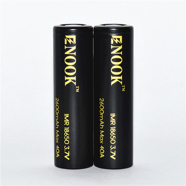 Enook wysoka prędkość rozładowania 18650 globus bateria enook 18650 2600mAh 40A 18650 bateria litowo-jonowa
