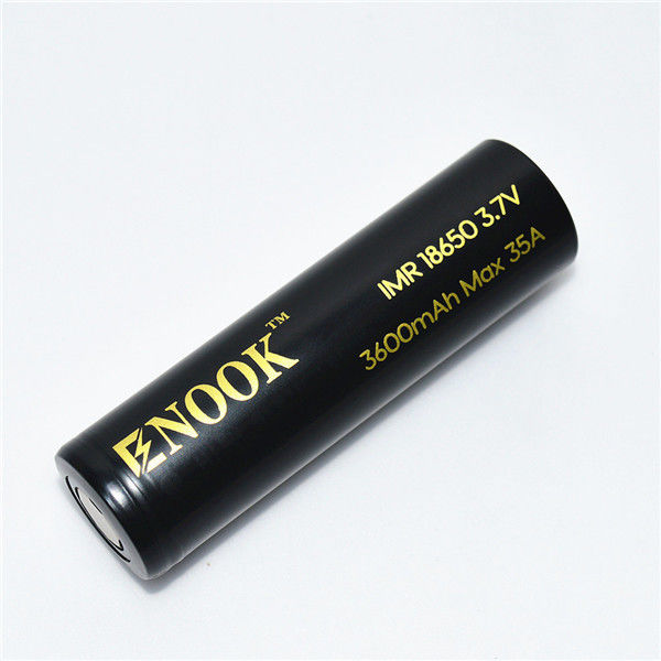 Wysoka prędkość rozładowania 3600mAh Max 35A 18650 akumulator do ładowania 3.7V Litowo-jonowy akumulator