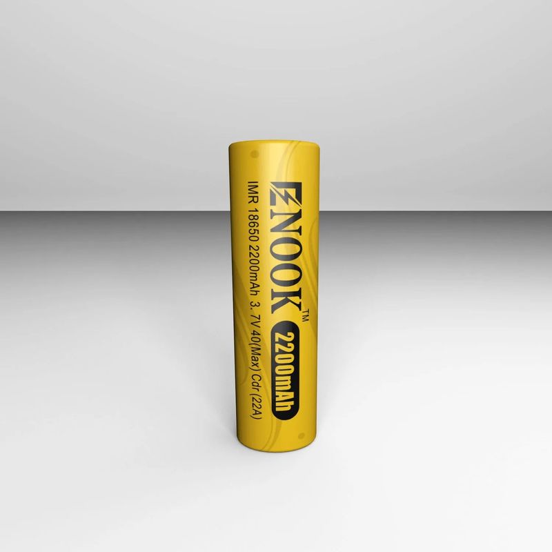Doublepow Cena hurtowa 18650 3,7V 2200mah akumulator do ładowania 40A 3,7V mod 18650 żółta bateria litowo-jonowa