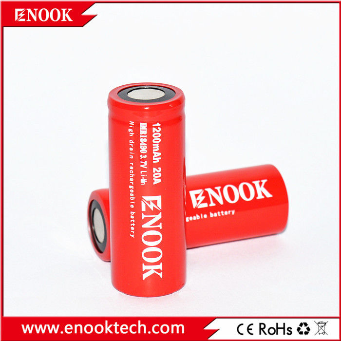 18490 1200mAh 20A 3,7V Elektryczny rower Akumulacyjny