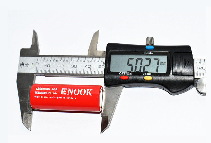 Enook 1200mAh 20A Litowo-jonowy akumulator 3.7V 18500 Akumulator Li-jonowy
