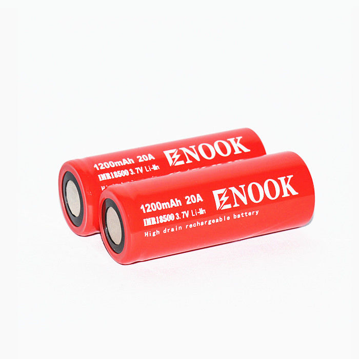 Enook 1200mAh 20A Litowo-jonowy akumulator 3.7V 18500 Akumulator Li-jonowy