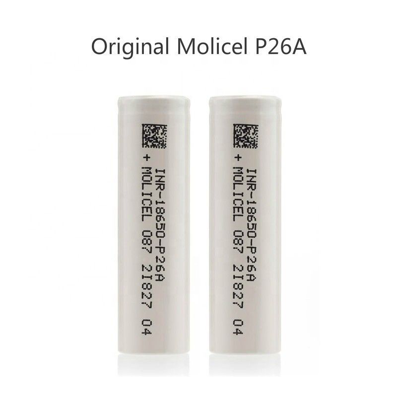 Molicel P26A 18650 Komórka akumulatorowa Litowo-jonowa 35A 3,7 V Akumulator ładowalny 2600mah