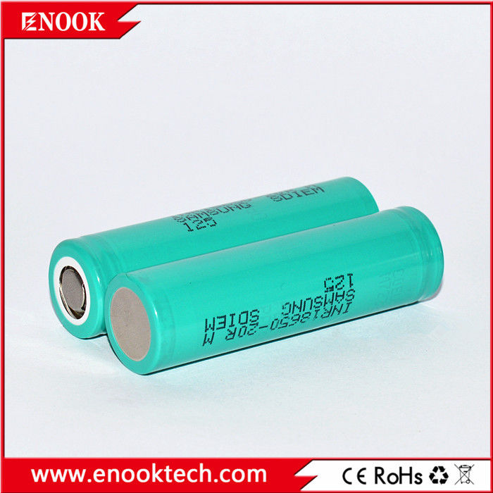 W magazynie 18650 samsung 20R 3.7v 2000mah 18650 Litowy akumulator Li-ion do akumulatorów