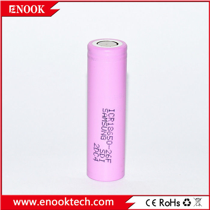 ICR18650 2200 mAh samsung-26F 3.7V Akumulator litowo-jonowy z wysoką prędkością rozładowania