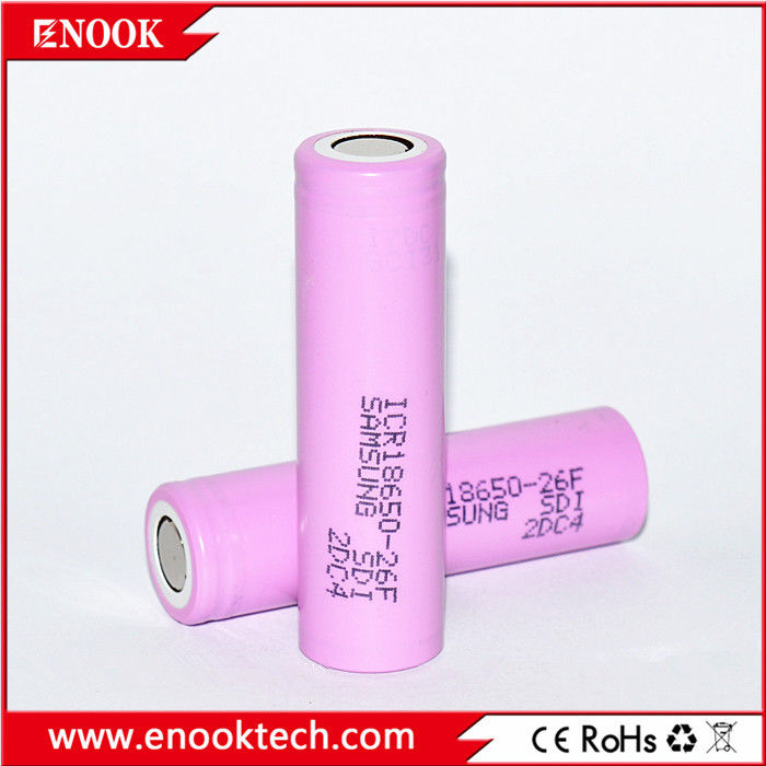 ICR18650 2200 mAh samsung-26F 3.7V Akumulator litowo-jonowy z wysoką prędkością rozładowania