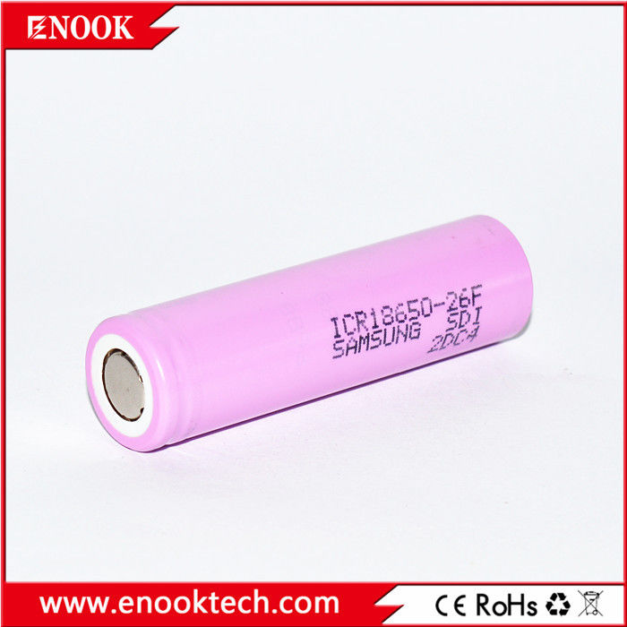 ICR18650 2200 mAh samsung-26F 3.7V Akumulator litowo-jonowy z wysoką prędkością rozładowania