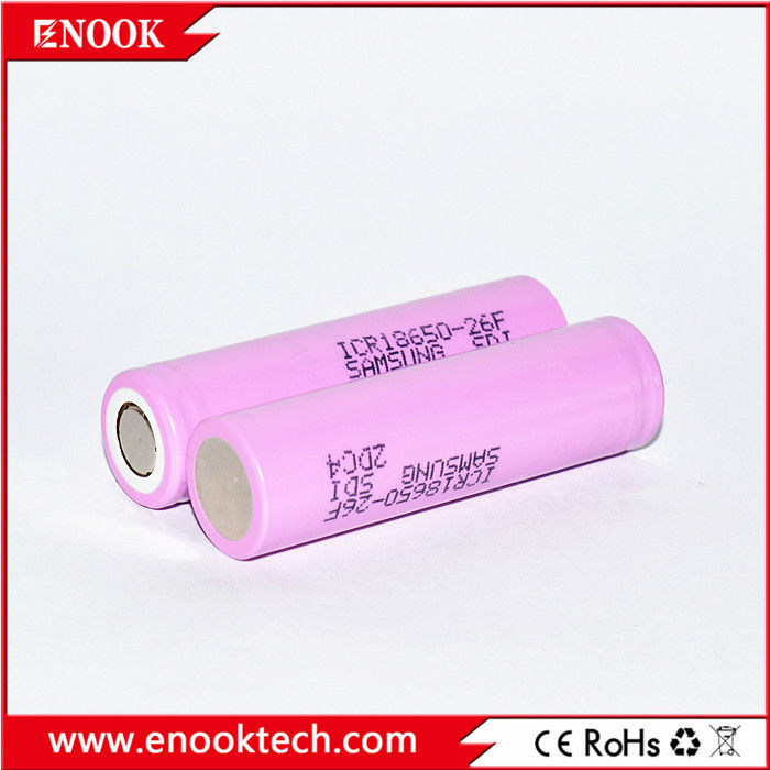 ICR18650 2200 mAh samsung-26F 3.7V Akumulator litowo-jonowy z wysoką prędkością rozładowania
