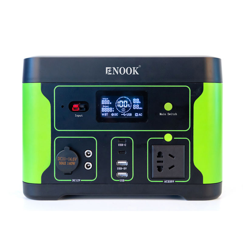 Elektrownia do magazynowania energii na zewnątrz 500W Przenośny generator słoneczny do kempingu
