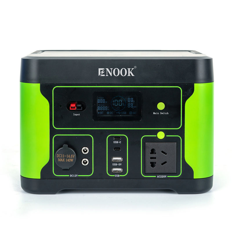 Elektrownia do magazynowania energii na zewnątrz 500W Przenośny generator słoneczny do kempingu