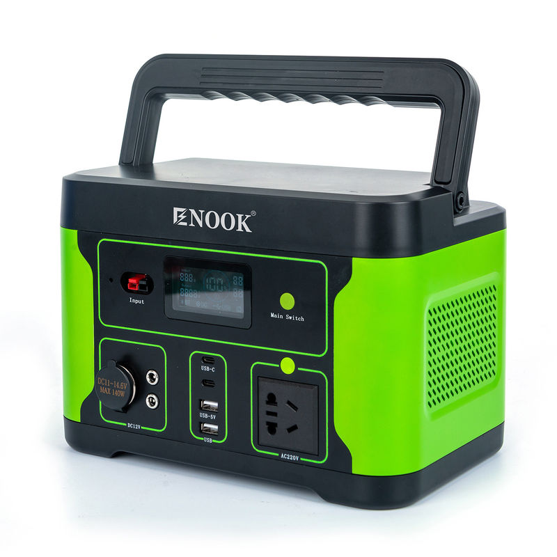 Elektrownia do magazynowania energii na zewnątrz 500W Przenośny generator słoneczny do kempingu