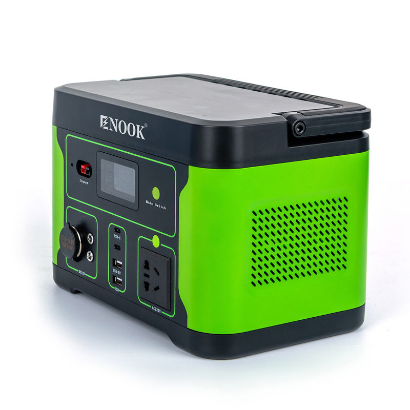 Elektrownia do magazynowania energii na zewnątrz 500W Przenośny generator słoneczny do kempingu