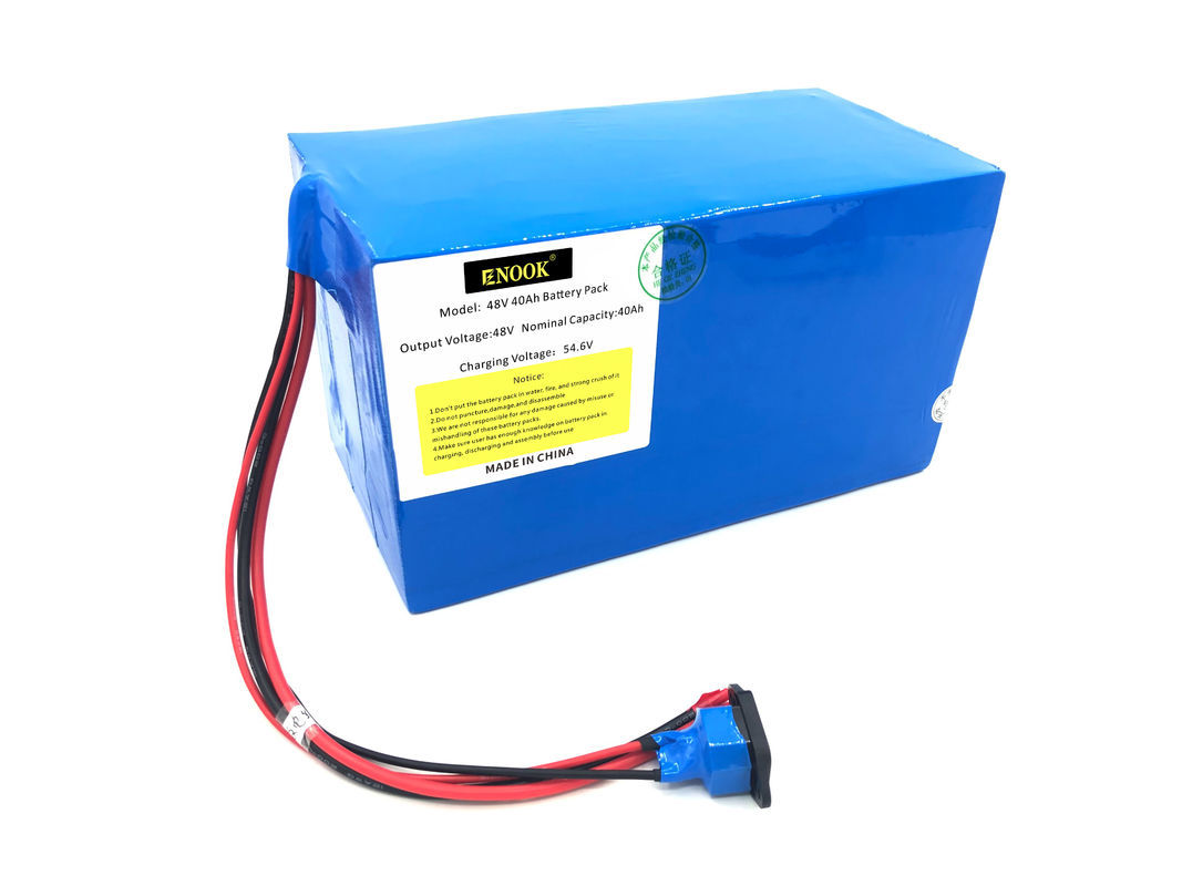 Enook Błękitny typ 48v 40ah Litowo-jonowa bateria do roweru elektrycznego