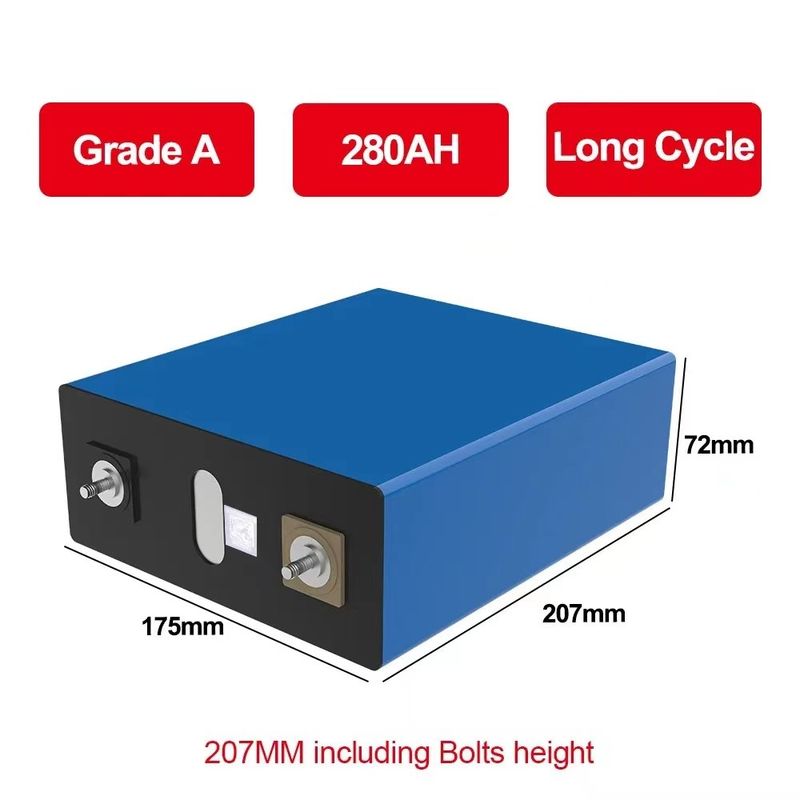 Monomer Litium Ion Deep Cycle Battery Grade A 300Ah 3.2V Prismatyczne ogniwa LFP