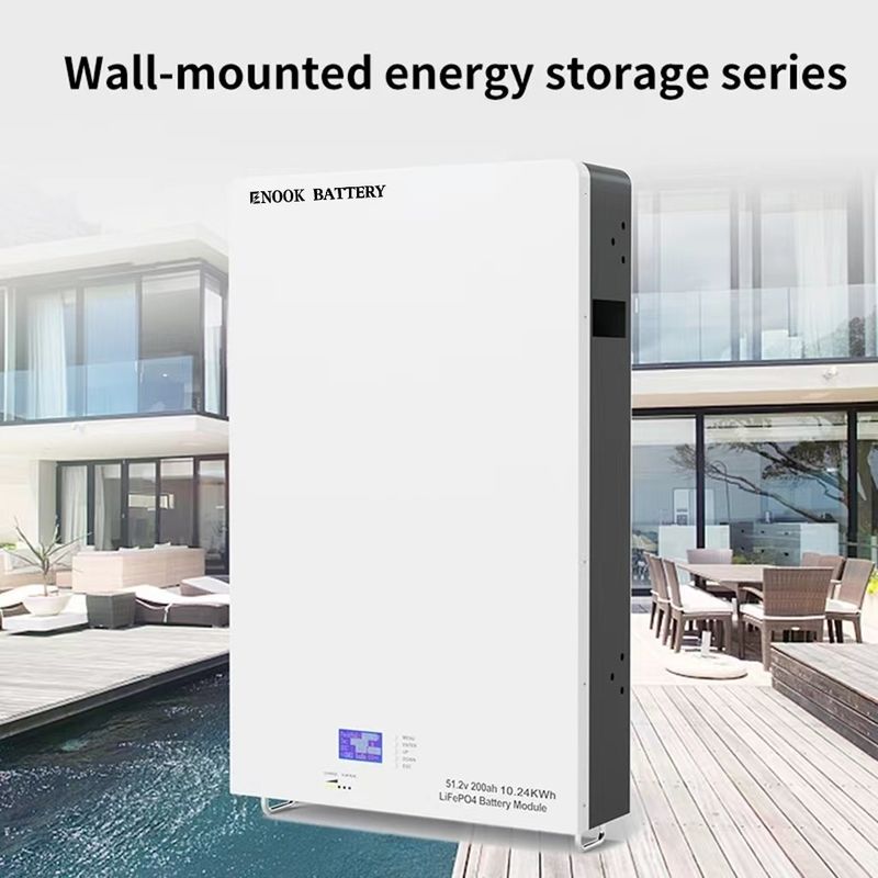 51.2V LiFePO4 Bateria do przechowywania energii słonecznej domowej dostosowana do hybrydowego inwertera