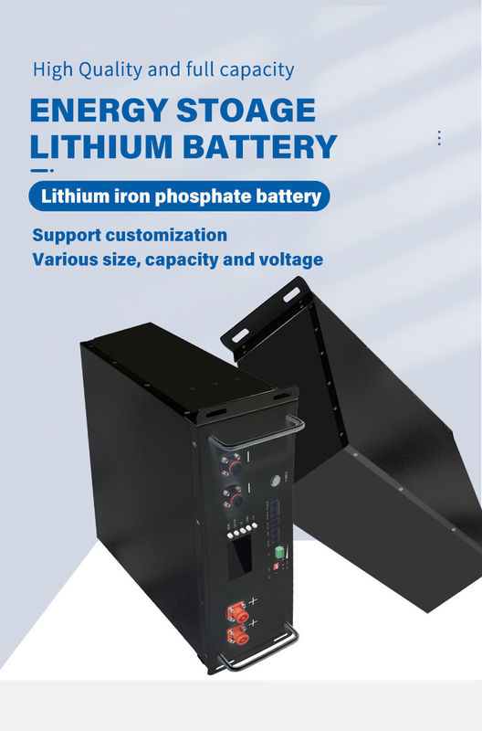 Smart BMS LiFePO4 10kwh 48V 200Ah Solar Lithium Ion Server Rack Mounted Battery Pack dla systemu słonecznego