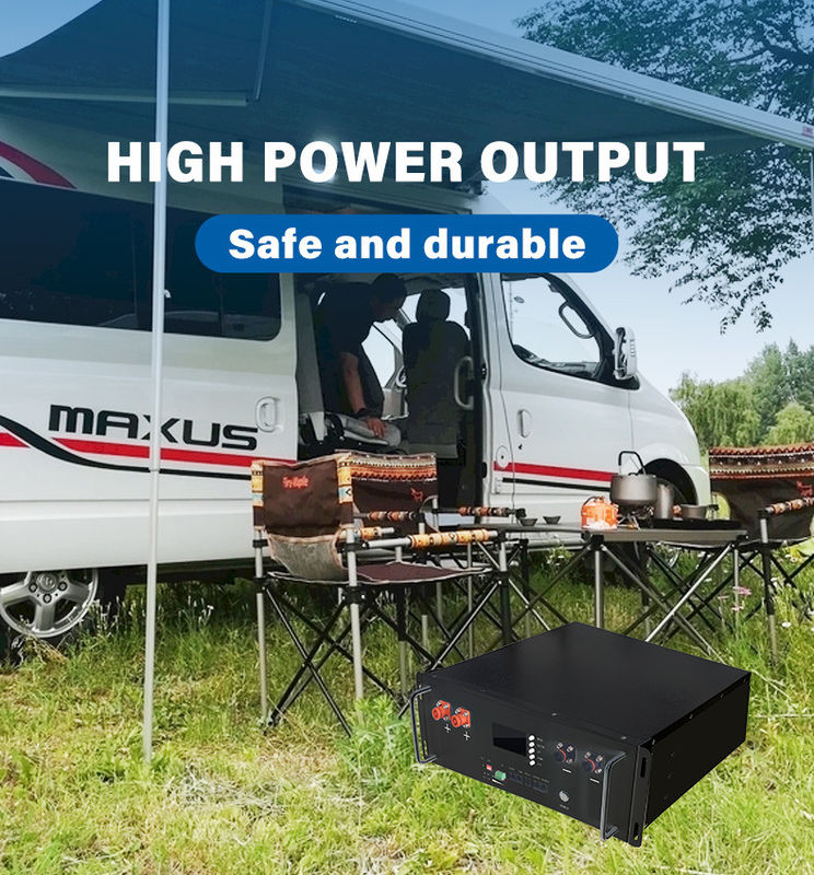 5Kw 10Kw 20 Kw Serwer Rack Mounted Battery 48V Lifepo4 Battery Pack dla systemu słonecznego