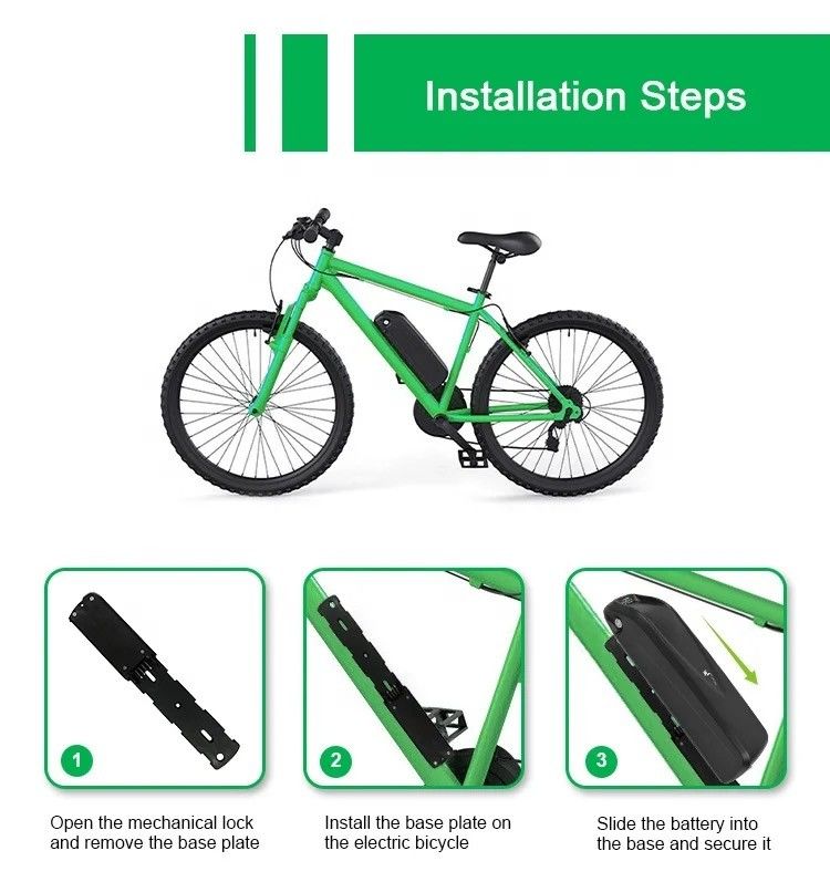 Gorąco sprzedawany rower 36V 48V/15Ah 18Ah 20Ah bateria zestawy konwersji litowo-jonowych e-bike z akumulatorem 48V hailong