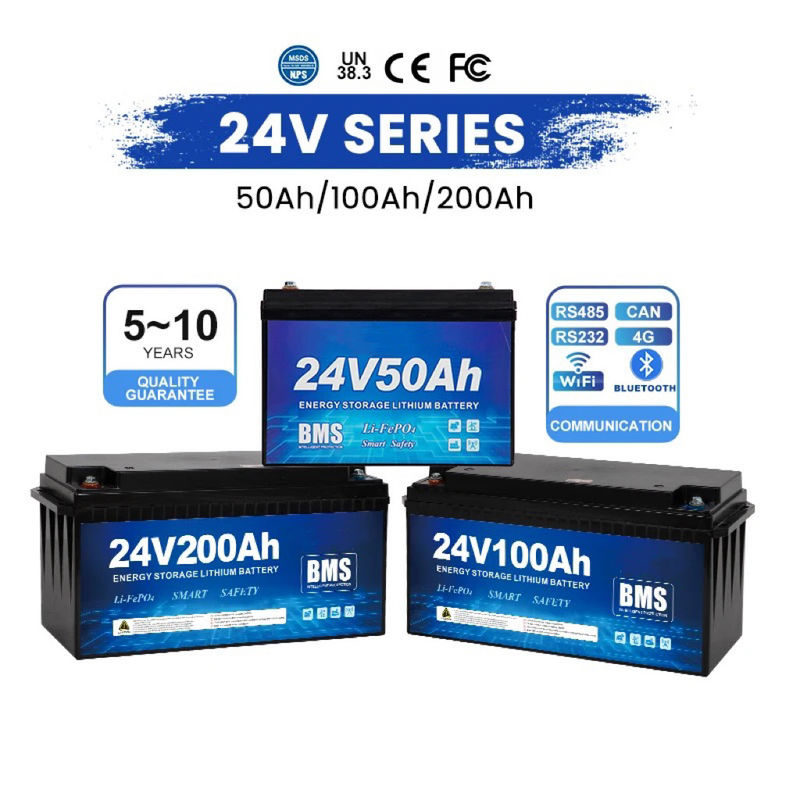 12V 24V 48V Lifepo4 z akumulatorem litowo-żelazowo-fosforowym