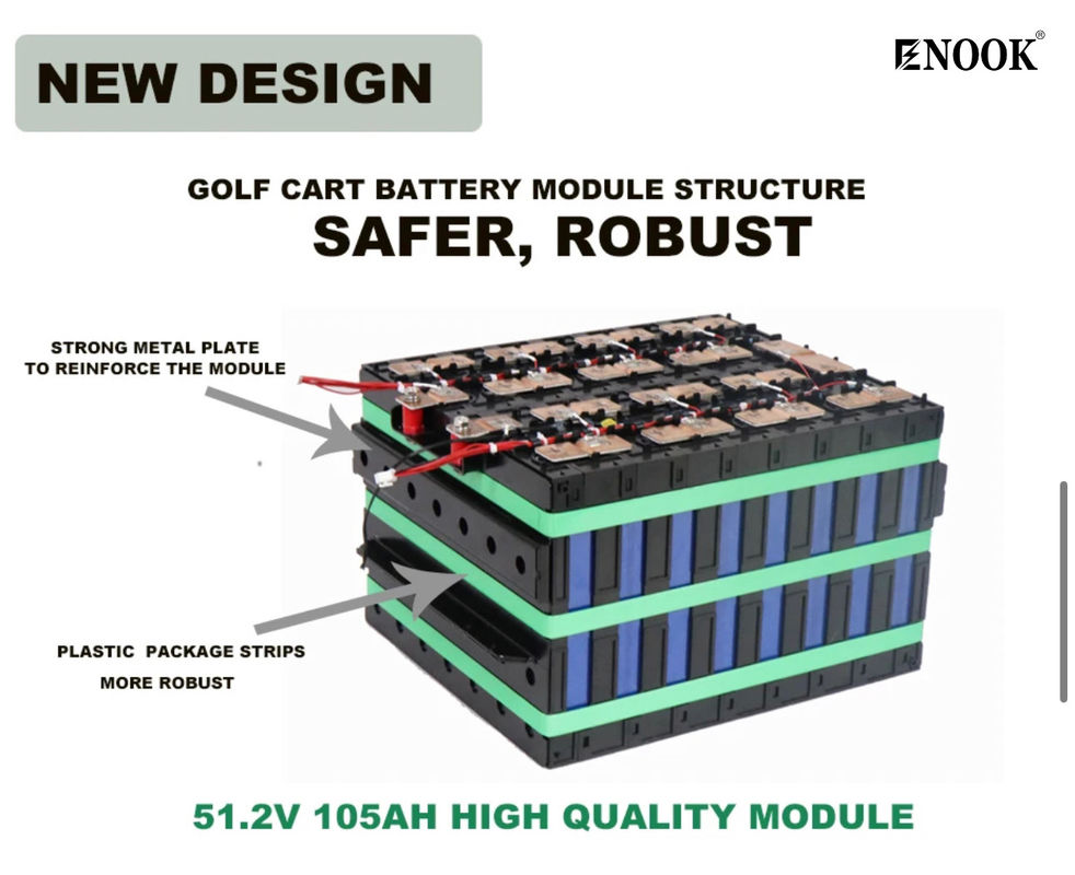 48V 51.2V 72V 76.8V 96V 50AH 100AH 150AH 200AH 300AH Lifepo4 Litium Ion Battery For Golf Cart