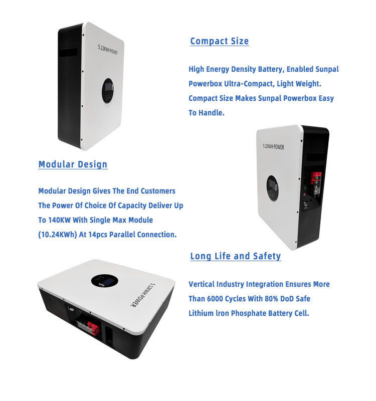 Lifepo4 Grade A lfp Cell 48volt Bateria litowa 5kw 10kw 15kwh 20 kwh 30kwh Bateria do przechowywania energii w domu