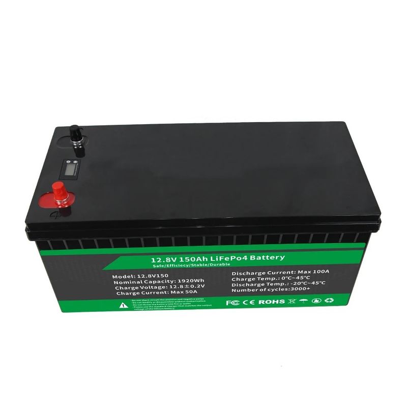 lifepo4 pakiet 12,8v 100ah 200ah 300ah bateria litowa z Smart BMS do zasilania zapasowego