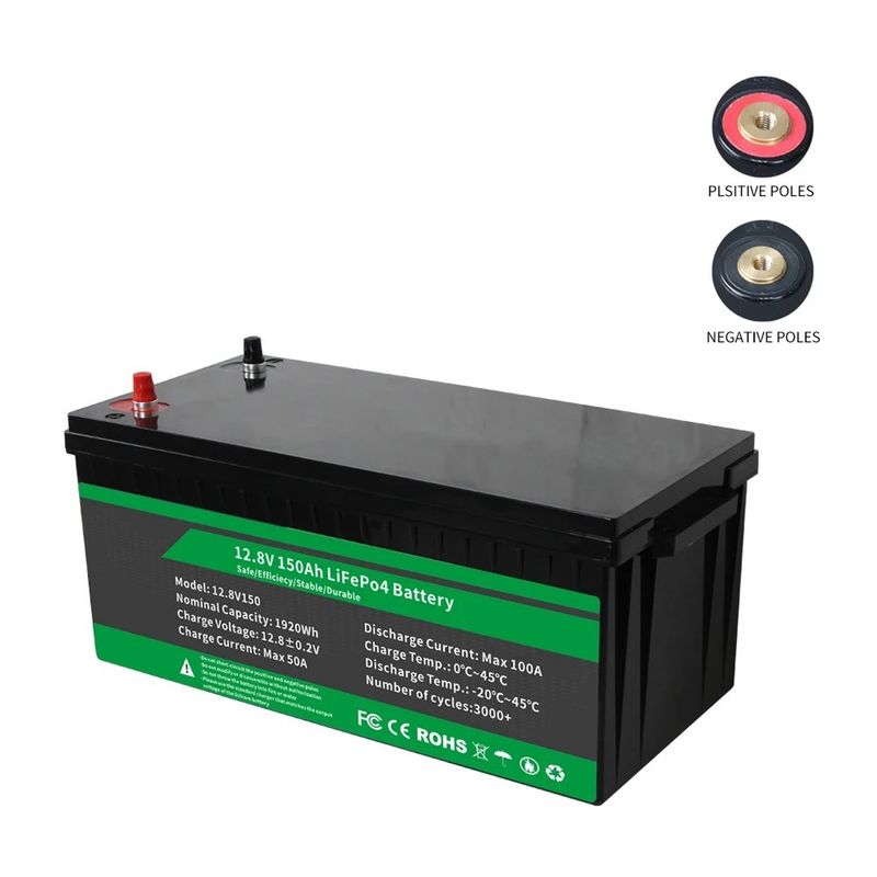12.8v 100ah 150ah 105ah 200ah Litowo-jonowy zestaw baterii z zaawansowaną funkcją BMS