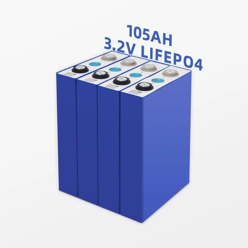 Standardowa prędkość ładowania i rozładowania 105Ah 3.2V Akumulator Lifepo4 klasy A do przechowywania energii w pojazdach elektrycznych