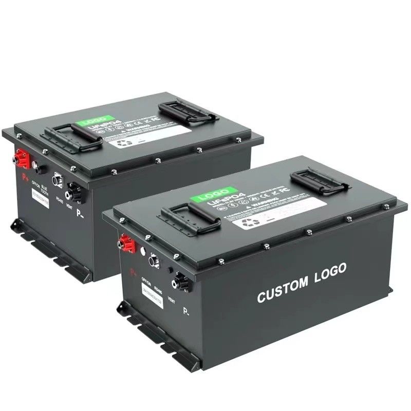 OEM/ODM Lifepo4 Bateria Golf Cart Bateria 24V 36V 48V 72V 50Ah 100Ah 200Ah ze Smart BMS