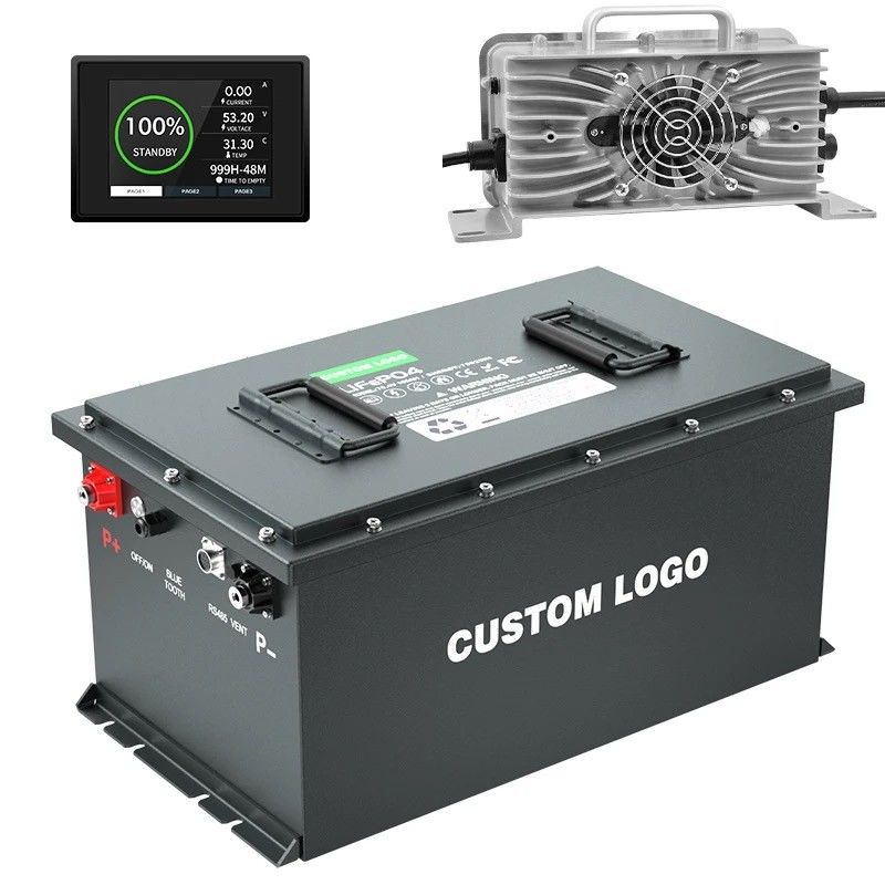 OEM/ODM Lifepo4 Bateria Golf Cart Bateria 24V 36V 48V 72V 50Ah 100Ah 200Ah ze Smart BMS