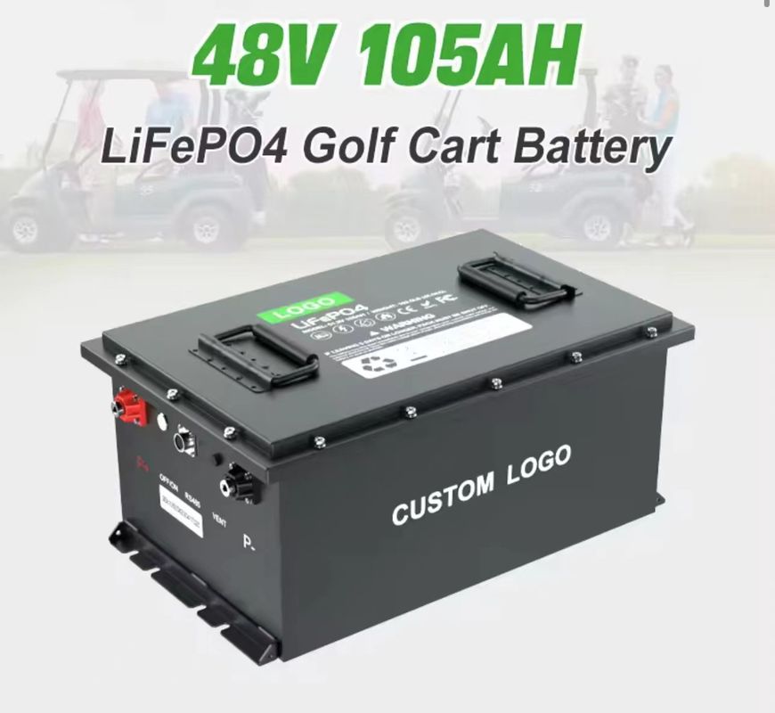 105ah 150ah 24v 36 volt 72V Litowo-żelazowo-fosforowa bateria Golf Cart Bateria Długotrwała
